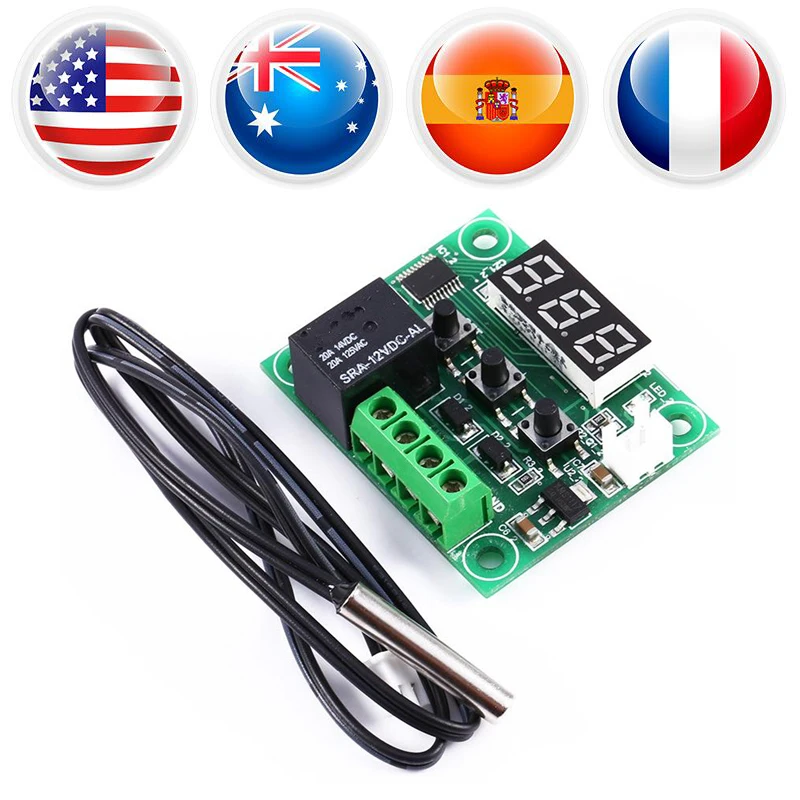 Digital Temperature Control Switch DC 12V Thermostat Sensor Module 50