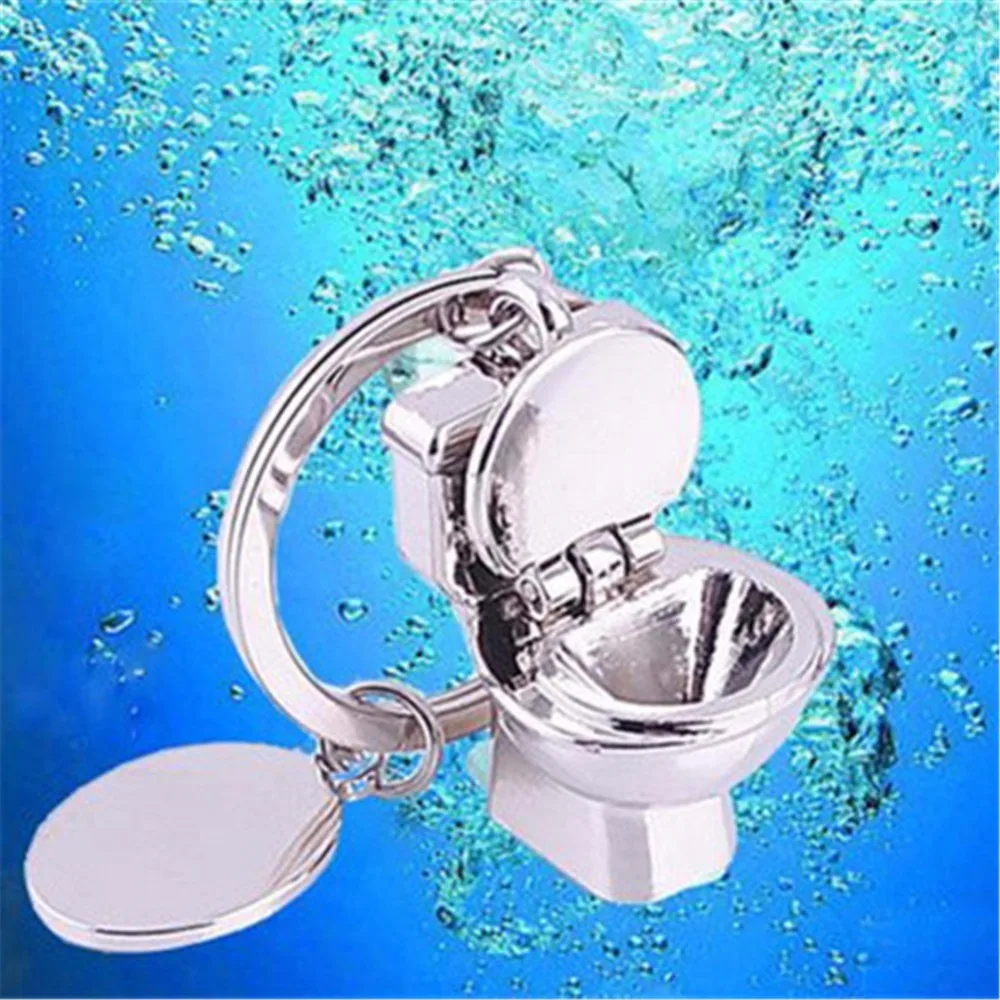 Buy Creative Zinc Alloy Creative Toilet Key Chain
