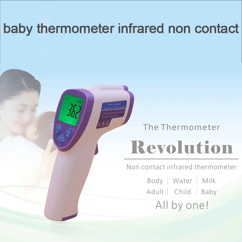 

Muti-fuction Baby Thermometers Infrared Non-contact Adult Forehead Digital Thermometers Infant Temperature Measurement Device