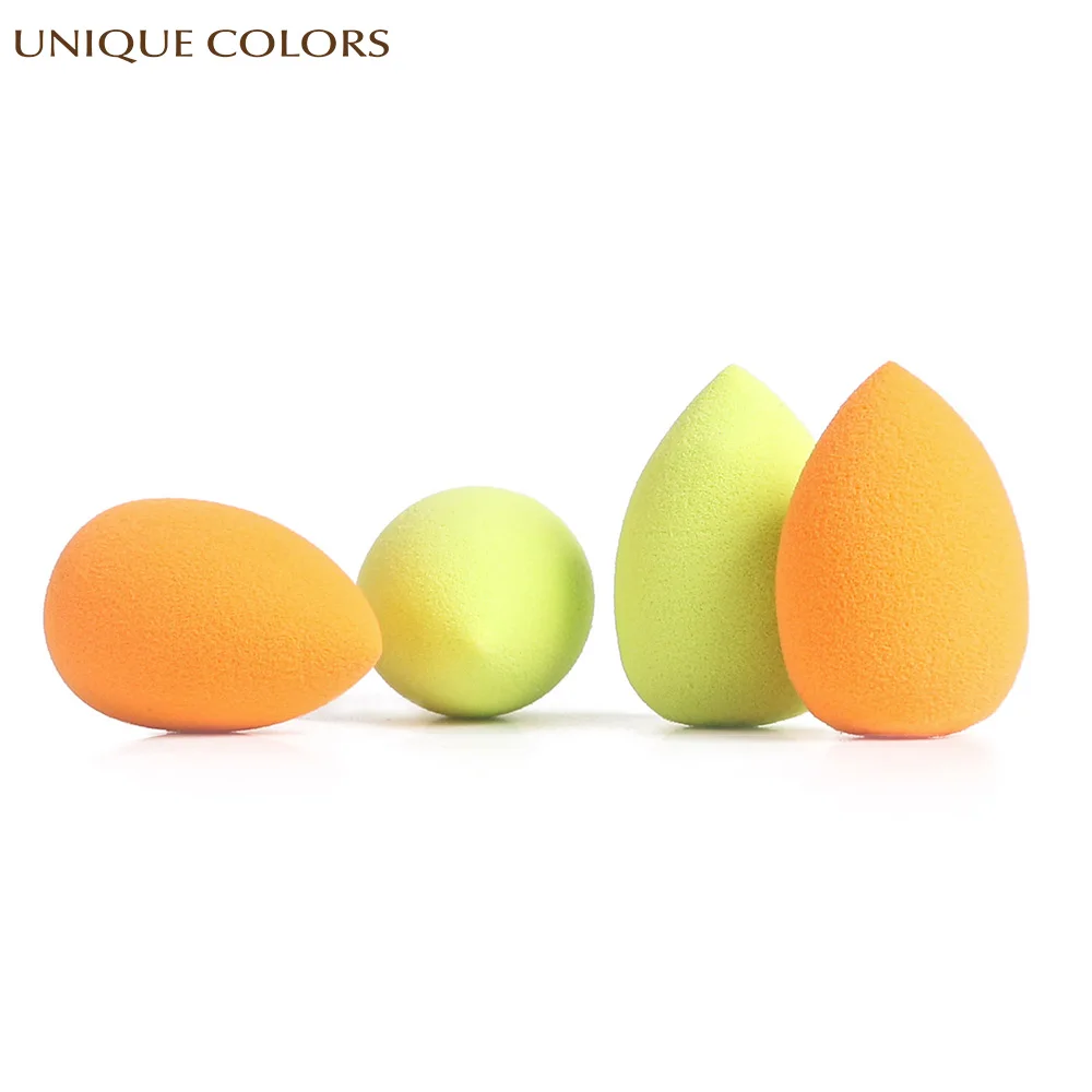 

UNIQUE COLORS Makeup Sponge Set Facial Cosmetic Foundation Puff Smooth Beauty Soft Gourd Shape Powder Make up Sponge For Face