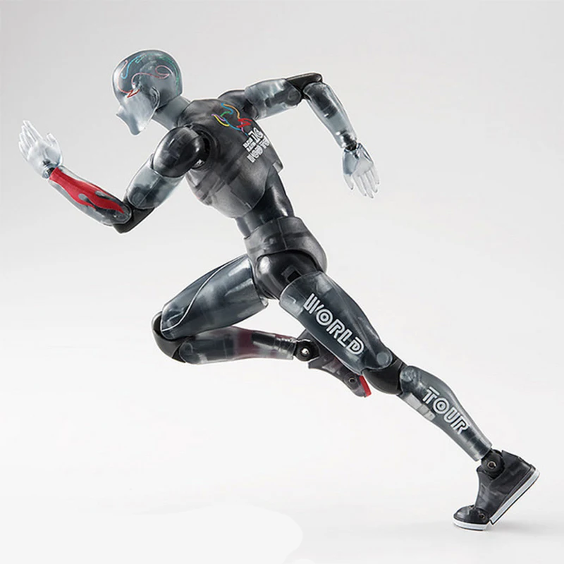 Billig 1 stücke 14cm Anime Action Figur Spielzeug PVC körper zahlen weiblich männlich puppe Zeichnung Schaufensterpuppe bjd künstler Kunst malerei körper modell puppen