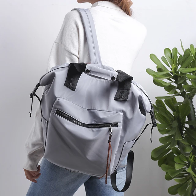 Fashion Nylon Waterproof Backpack Women Large Capacity Schoolbags Casual Solid Color Travel Laptop Backpack Teen Girls Fashion Nylon Waterproof Backpack Women Large Capacity Schoolbags Casual Solid Color Travel Laptop Backpack Teen Girls Bookbags
