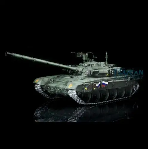 2,4G Henglong 1/16 зеленый 6,0 Улучшенная металлическая Версия Россия T90 RTR rc Танк 3938 TH13012