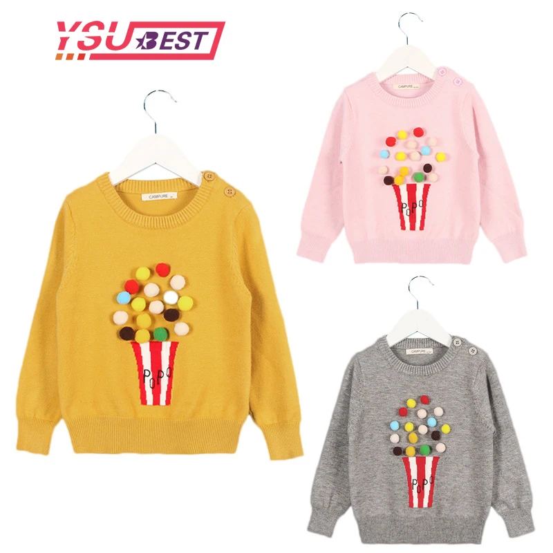 baby girl popcorn sweater