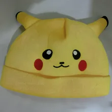 Pokemon Pikachu Cap Fashion Cosplay Apparel Accessory For Children Anime Cartoon Hats Cut Elf Bonnet Kids Birthday Gifts 65AA512