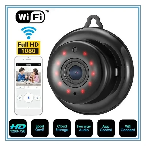 Домашняя безопасность мини wifi 1080P IP камера беспроводная маленькая CCTV