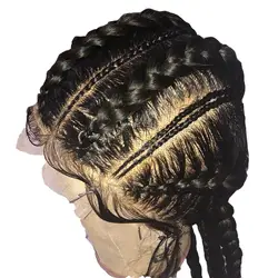 Полный шнурок человеческих волос парики для Для женщин с ребенком волос 13x4 объемная волна Синтетические волосы на кружеве парик 180%
