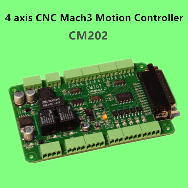 New Cnc Breakout Board Mach3 CM-202  Parallel Connection Interface Board. 