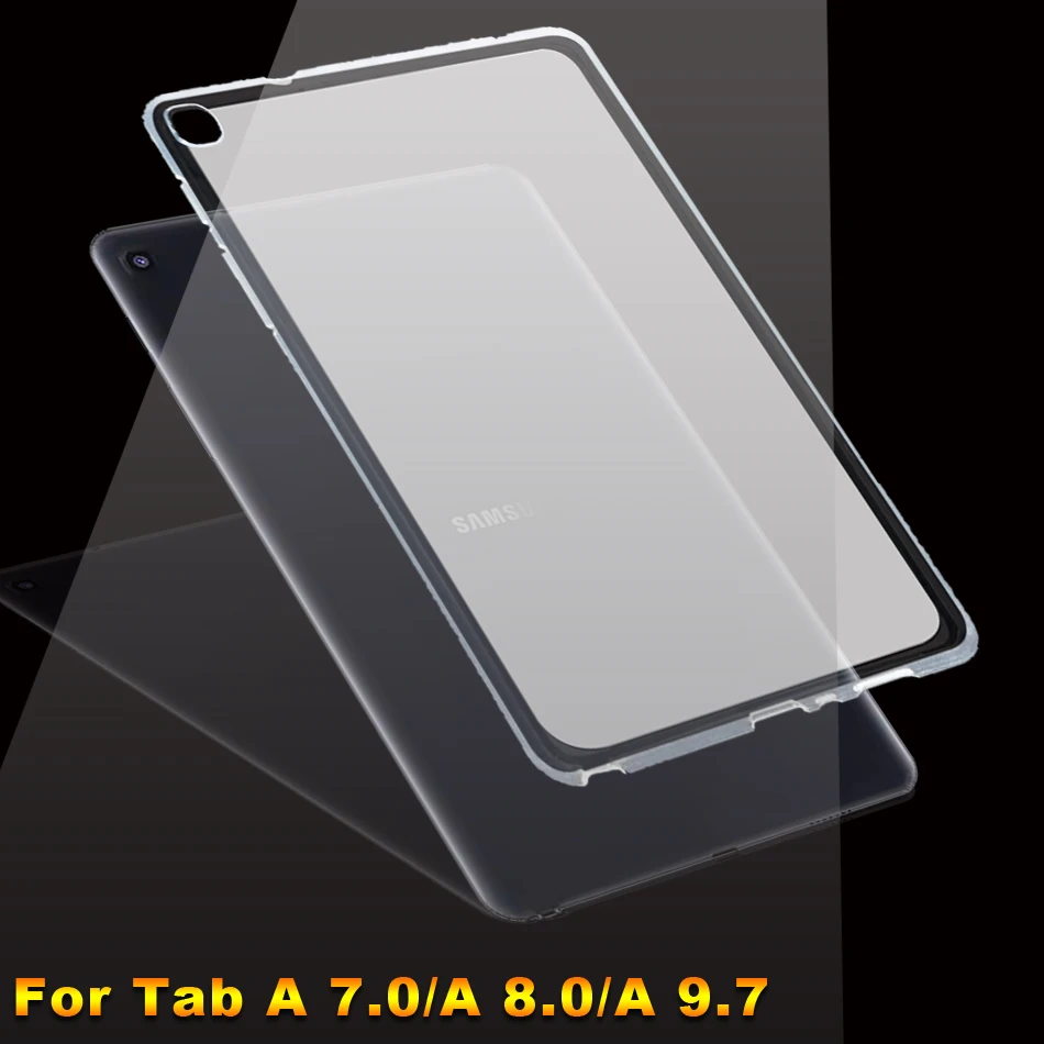 

Case For Samsung Galaxy Tab A 7.0 8.0 9.7 2017 2018 2019 Silicone Tablet Cover SM T280 T350 T380 T385 T387 P200 P205 T550 T555