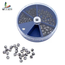 205 шт./лот 5 Размеры круглый Разделение выстрел привести Вес привести прямая рыболовные грузила рыболовная приманка аксессуары для приманки 0,2/0,28/0,38/0,5/0,8g