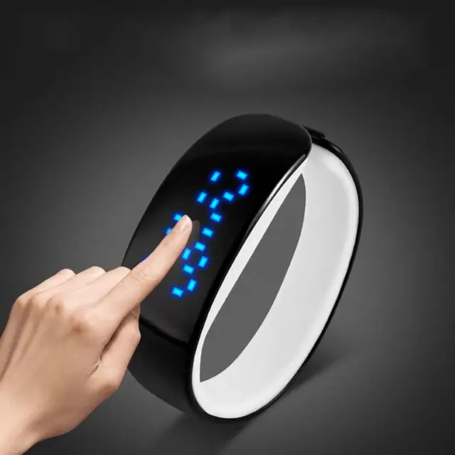 Fashion Women Men Couple Wrist Watches LED Coating Waterproof Watch Date Sports Fashion Women Men Couple Wrist Watches LED Coating Waterproof Watch Date Sports