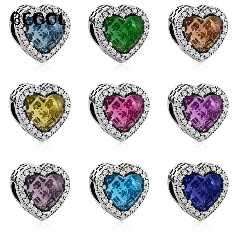 

100%925 Sterling Silver Original Copy 1:1 Latest Style Love Crystal Beads Fine Bracelet Women's Jewelry