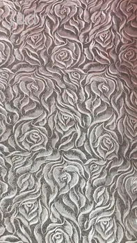 

New pattern 5yards ZXJ11# Silver feather embroidered gauze wedding gauze for bridal wedding dress/sawing Free shipping