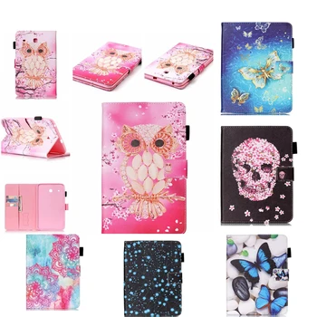 

PU Leather Cover For Samsung Galaxy Tab E 8.0 Case PU Leather Cover for Samsung T377 Case For T377V SM-T377 Flip Tablet Cases