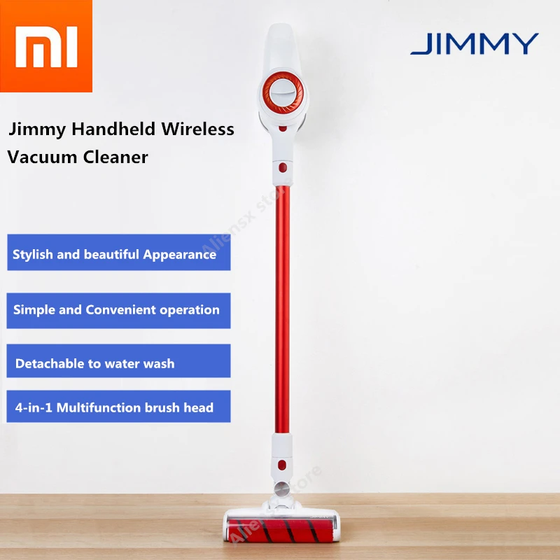 

EU/RU stock Xiaomiyoupin LEXY JIMMY JV51 Wireless Cordless Handheld Vacuum Cleaner Remove mites Strong Suction Low Noise