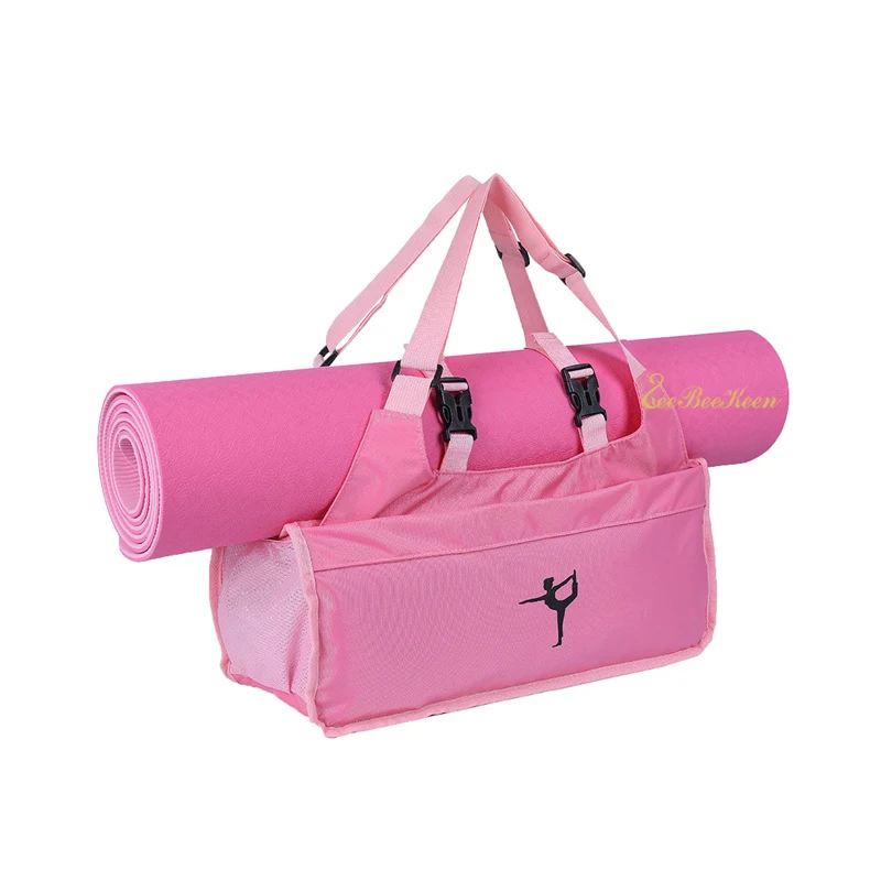 Сумки для йоги для взрослых, женские гимнастический костюм, спортивные сумки для йоги, сумка для дискотеки для девочек, сумки на плечо, сумки на плечо, Большая вместительная сумка - Цвет: only pink bag