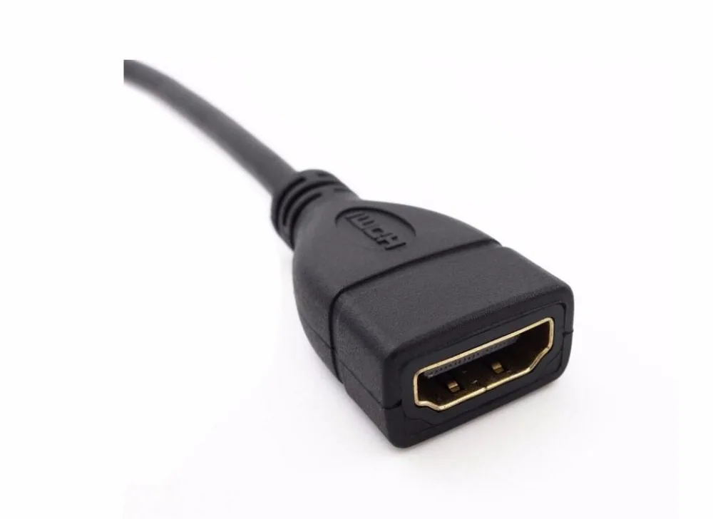 JSJ HDMI разъем Кабель HDMI кабель-удлинитель стыковки кабеля 0.3 м