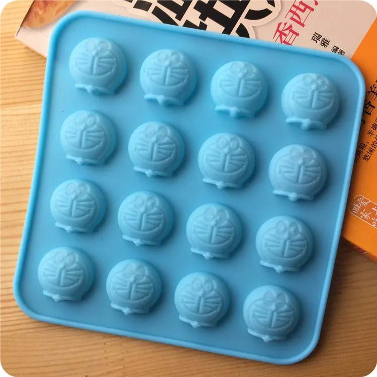 

Baking Mould Chocolate Mould 16 consecutive emoticon Machine Cat Mould Tinker Cat Doraemon Mold
