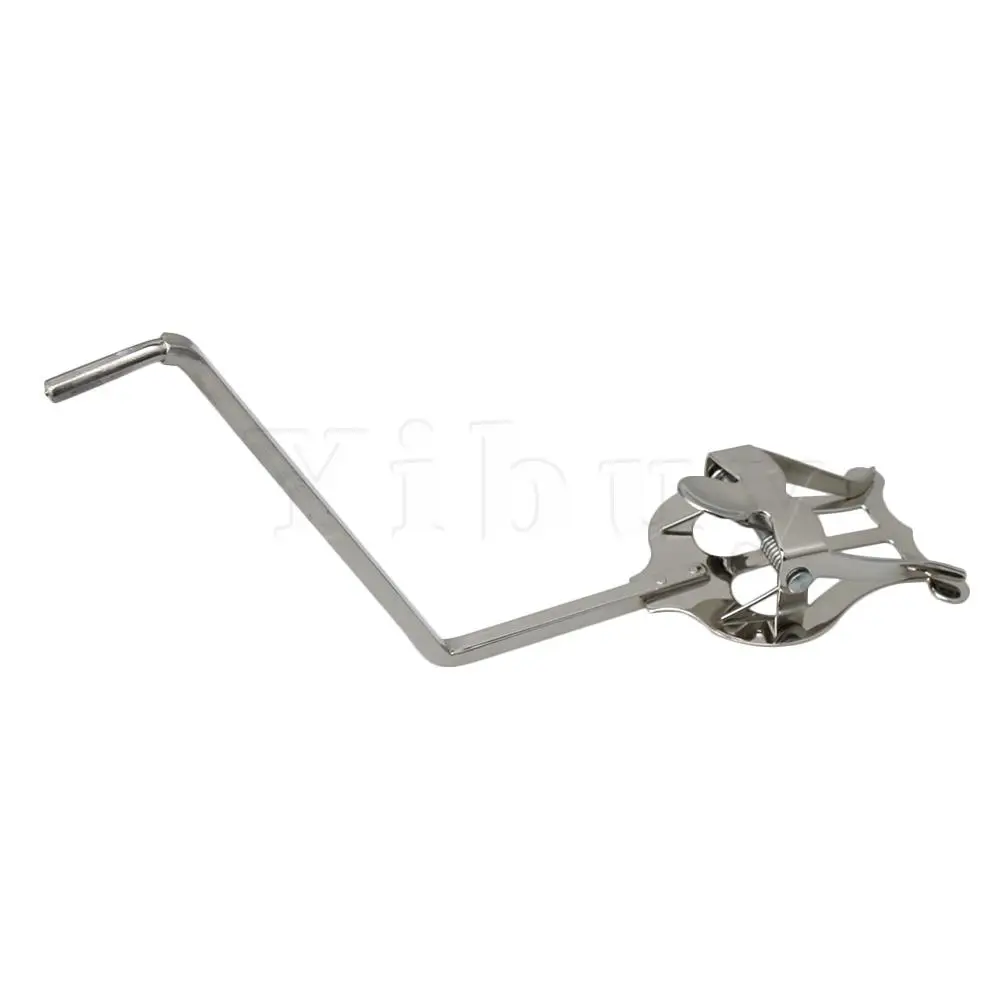 

Yibuy Silver Sax Sheet Music Clip Holder Clamp-On Lyre for Alto Tenor Saxophone Band Parts