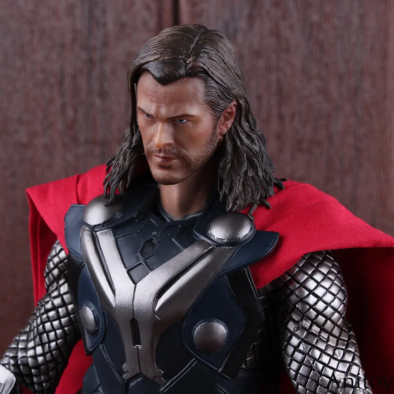 Супер героев Marvel Thor статуя ПВХ Сумасшедшие игрушки 1/6-й шкалы Коллекционная Фигурка модель игрушки для мальчиков 29,5 см