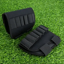 Охотничий Тактический приклад разгрузка мешочек Вмещает 12 Круглый G12 G20 датчик дробовик держатель по эластичными петлями W/подсумок