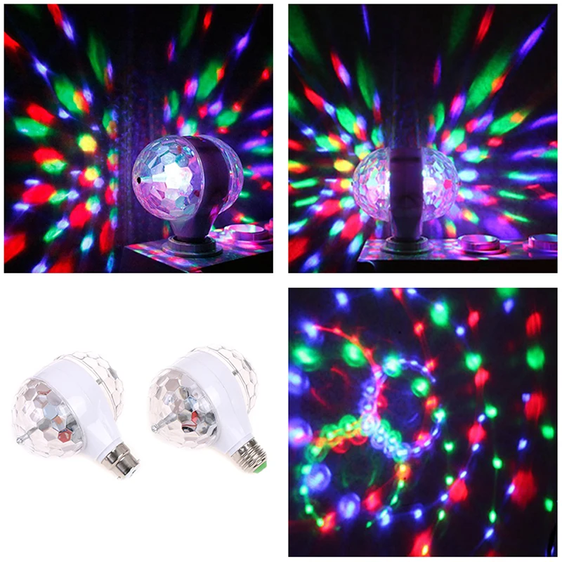 E27 6W RGB светодиодные Рождественские огни для помещений праздничная вечеринка