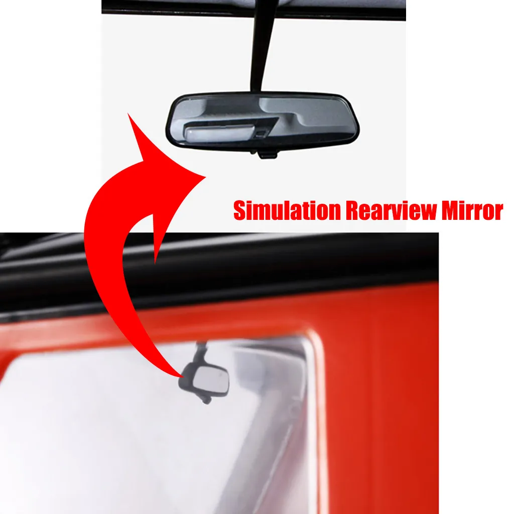Моделирование зеркало заднего вида для Traxxas TRX4 1/10 RC внутреннее зеркало украшение Высокое качество RC части автомобиля