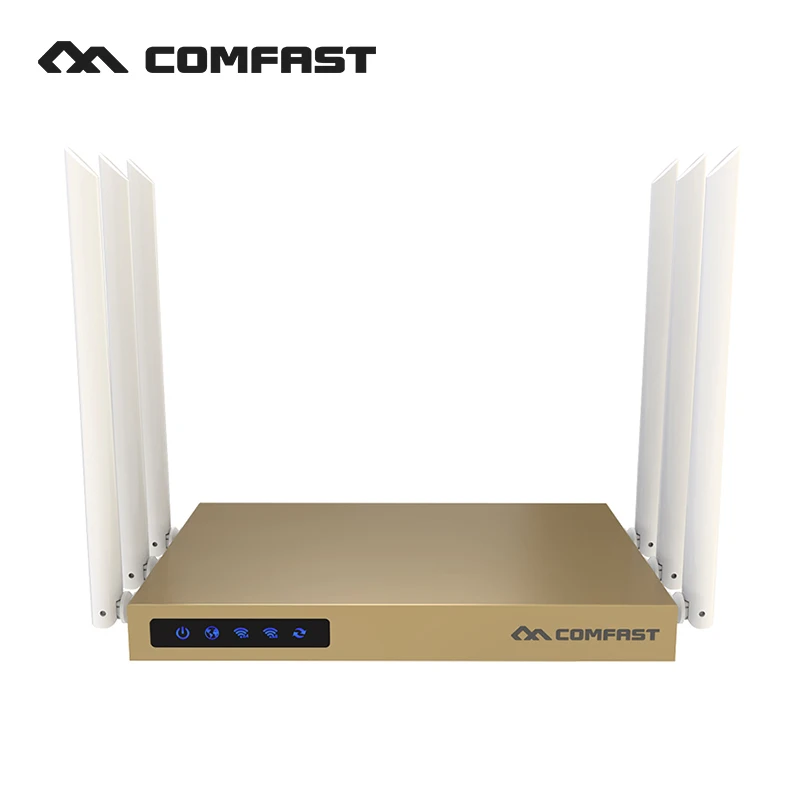 COMFAST 750mbps dual band router 2.4ghz + 5.8ghz wifi access point high power antenna 600 square meters coverage wireless router COMFAST 750mbps dual band router 2.4ghz + 5.8ghz wifi access point high power antenna 600 square meters coverage wireless router