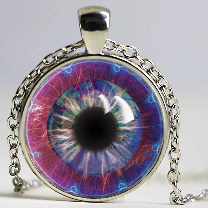 Schwarzer Drache Tibet Silber Cabochon Glas Anhänger Kette Halskette Schwarzer Drache Tibet Silber Cabochon Glas Anhänger Kette Halskette