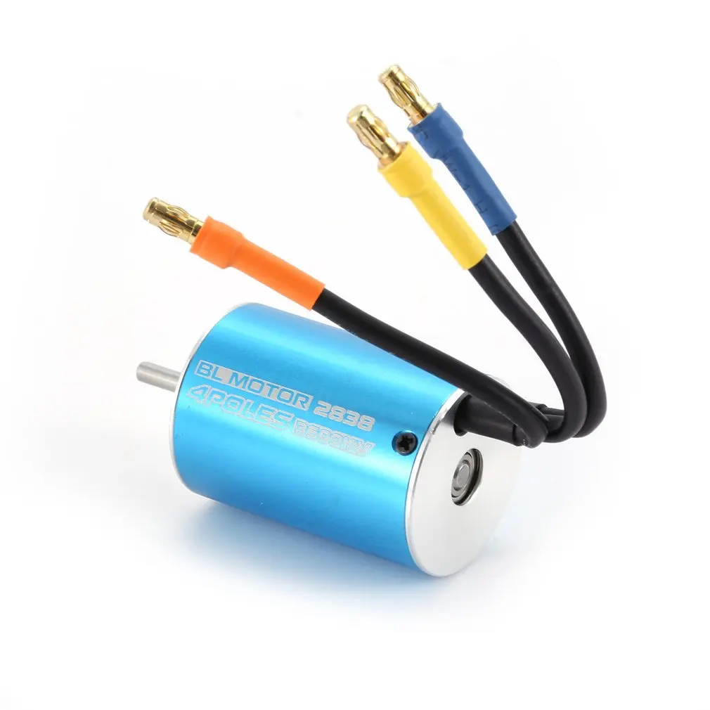 

2838 3600KV Sensorless Brushless Motor with 35A Brushless ESC Electric Speed Controller for 1/14 1/16 1/18 RC Car Truck Acce