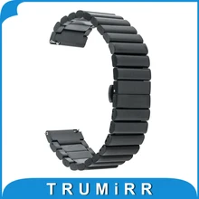 20mm Stainless Steel Watch Band with Upgraded Link Remover for Samsung Gear S2 Classic SM R7320