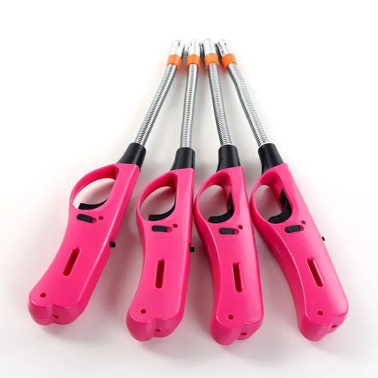 Fire treatment igniter lengthened kitchen tool shank poker gas lighters electronic pulse single