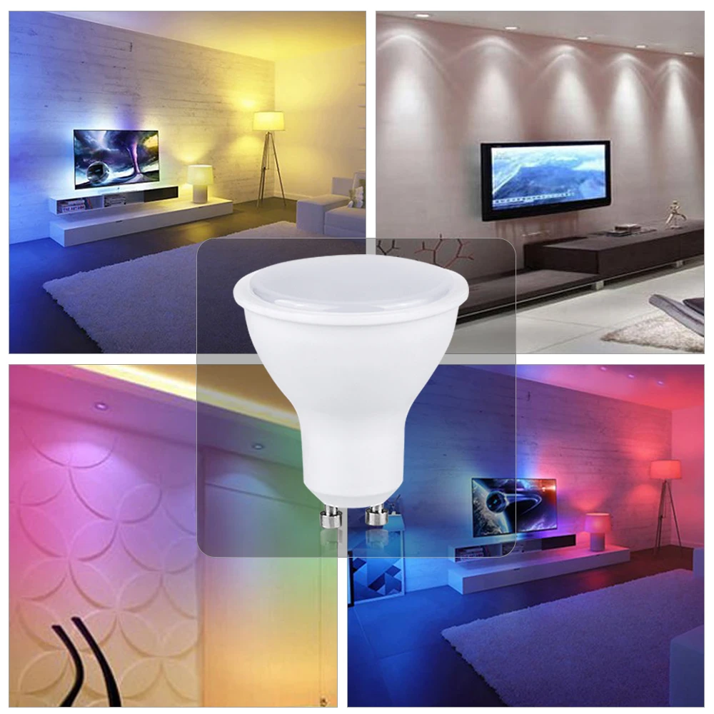 RGB RGBW Рождественский Декор атмосфера B22 E27 LED ночник лампа GU10 прожектор с