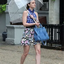 30 шт/партия утолщение Окаймленный прозрачный пузырь с длинной ручкой зонт-Аполлон