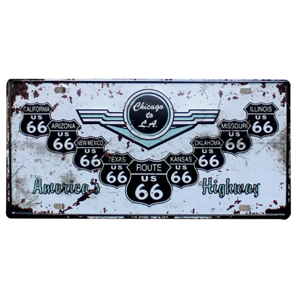 MISSOURI STATE FLAG METAL LICENSE PLATE TAG FOR CARS