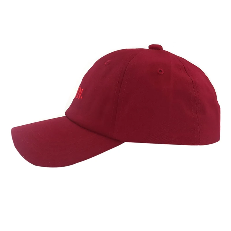 Спортивная одежда для улицы бейсболки женские мужские буквы Вышитые хлопковые шляпы головные уборы с регулируемой застежкой сзади