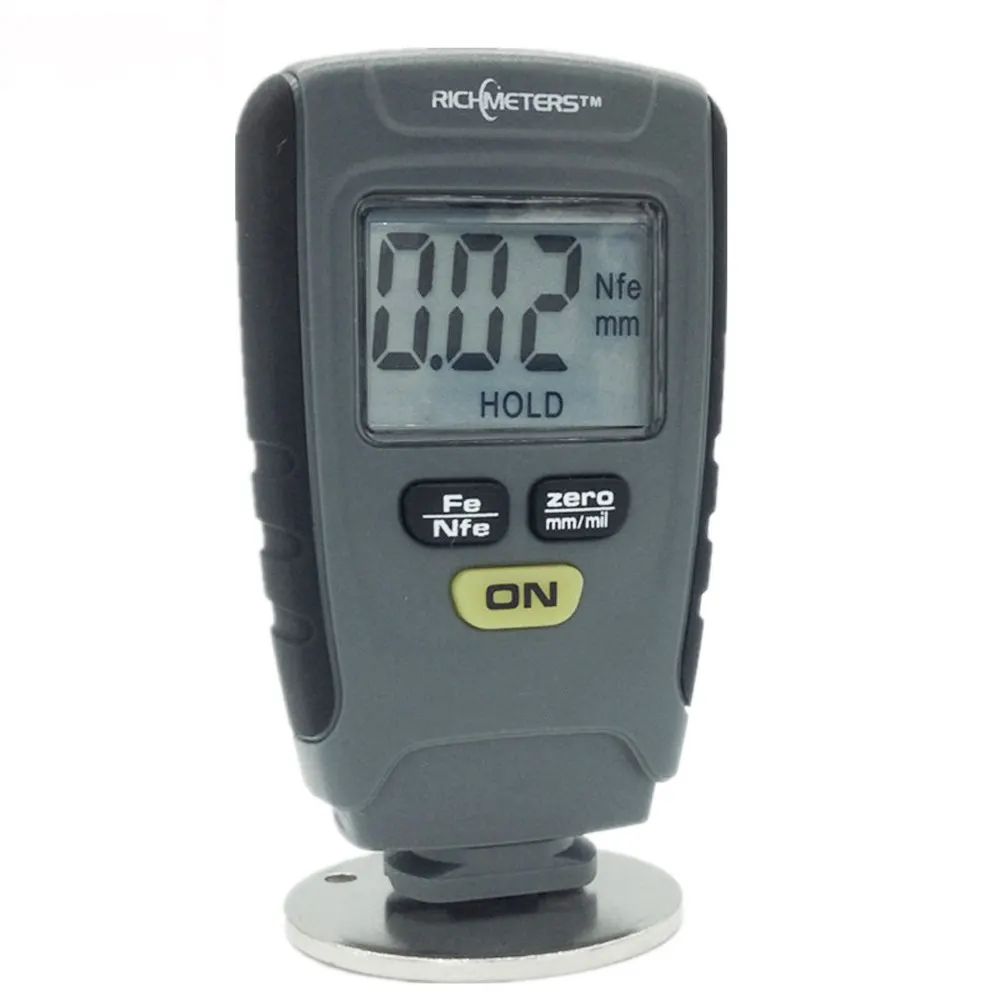 

RM660 Digital Coating Thickness Gauge Paint Coating Thickness Meter Paint Thickness feeler Tester Fe/NFe 0-1.25mm for Car