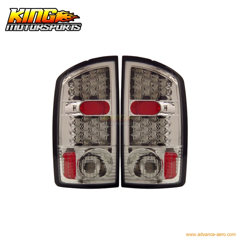 

For 2002-2006 Dodge Ram 1500 2500 3500 LED Tail Lights Chrome USA Domestic Free Shipping