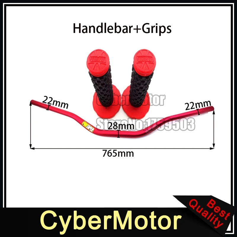 

Red Fat 1 1/8'' Handlebar Handle Bar Twist Throttle Grips For Protaper ATV Motocross Dirt Pit Bike Motorcycle XR50 CRF50 CRF70