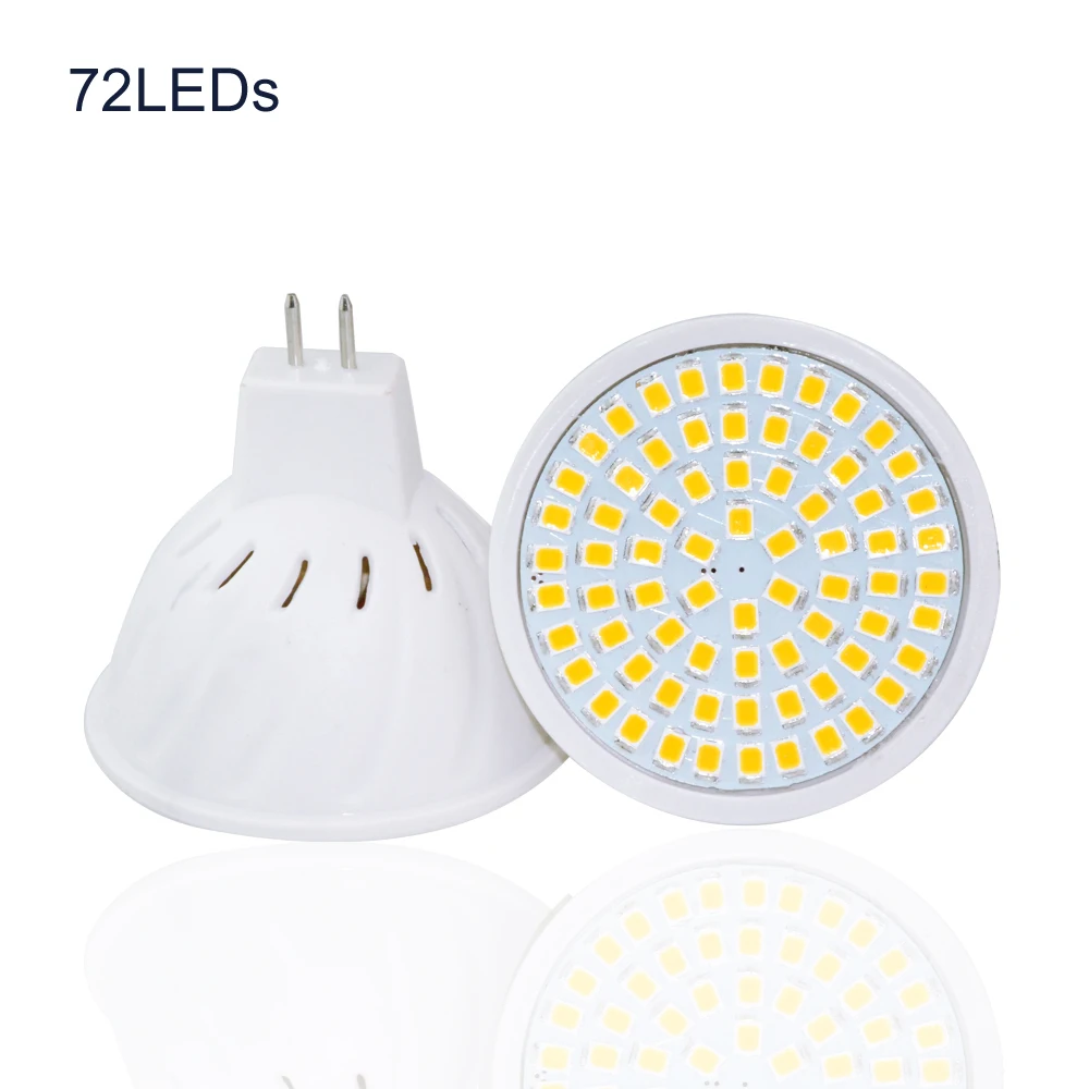 1 шт. Светодиодный прожектор 8 W 6 W 4 W MR16 GU5.3 220 V 2835 SMD потолочный светильник из термостойкого пожаробезопасный корпус лампы для домашняя люстра освещение