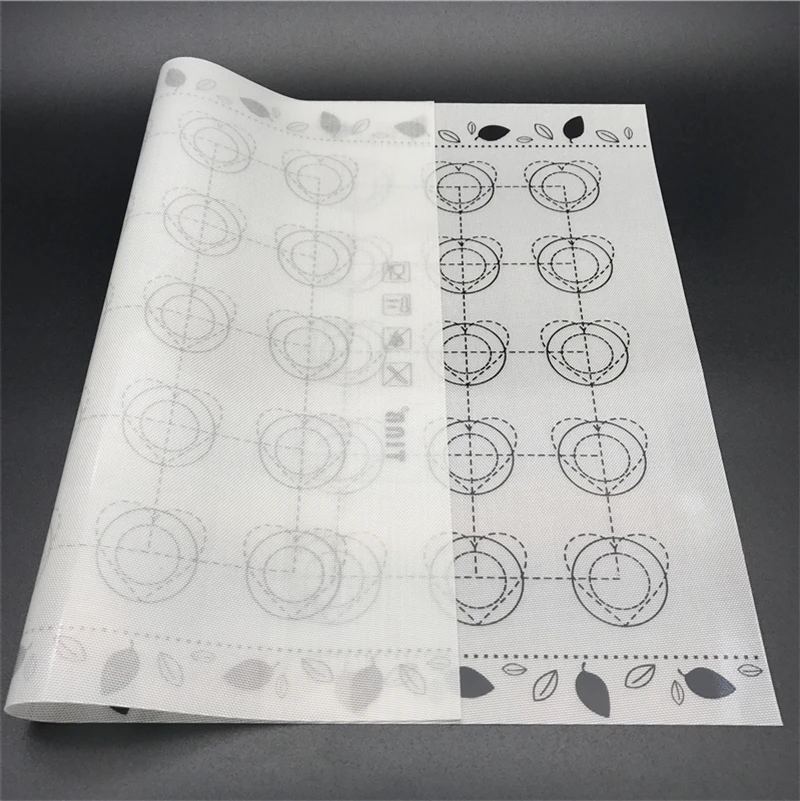 Aomily 40*30cm Silicone Dough Mat Bakeware Macaron 35 Circles Pastry Oven Pasta Tool Baking Sheet Tray Liner Mat Cake Pad