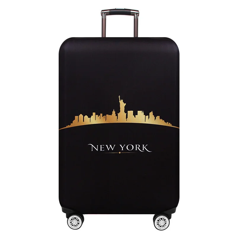 Новые защитные чехлы для багажа, эластичные Чехлы для багажа, подходящие for18-32 дюймов, чемодан на колесиках, пылезащитный чехол, аксессуары для путешествий - Цвет: A    Luggage Cover