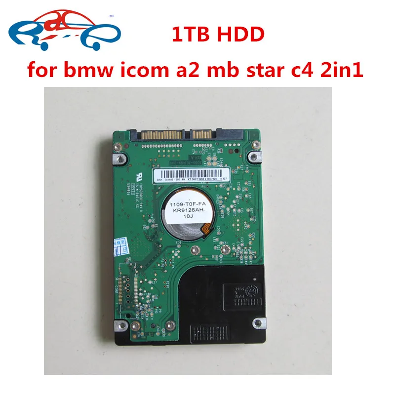 1 ТБ HDD для bmw icom и MB Star C4 C5 с программным обеспечением подходит для 95% ноутбуков 2 в ТБ внутренний HDD для ремонта автомобиля диагностический инструмент