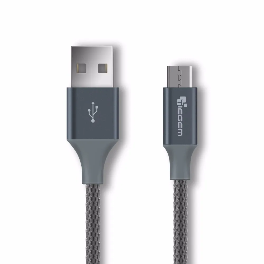 TIEGEM Micro USB кабель для samsung S3/S4/S5/S6/S7 htc SONY Android 3 м 2 м Быстрая зарядка нейлоновый USB кабель для зарядки аксессуары для телефонов