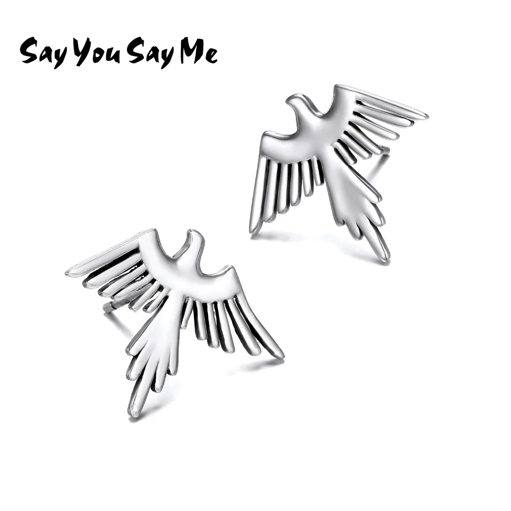 

925 Silver Animal Stud Earrings Bird Trendy Simple Party Earrings For Women Temperament The New Best Gift Say You Say Me