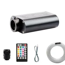 Музыка Управление автомобиля Свет Звук активных светодиодный 12 Вт 12 В волоконно-оптических свет звезды потолок комплект освещения с 300 шт. 0,75 мм 3 м оптический кабель