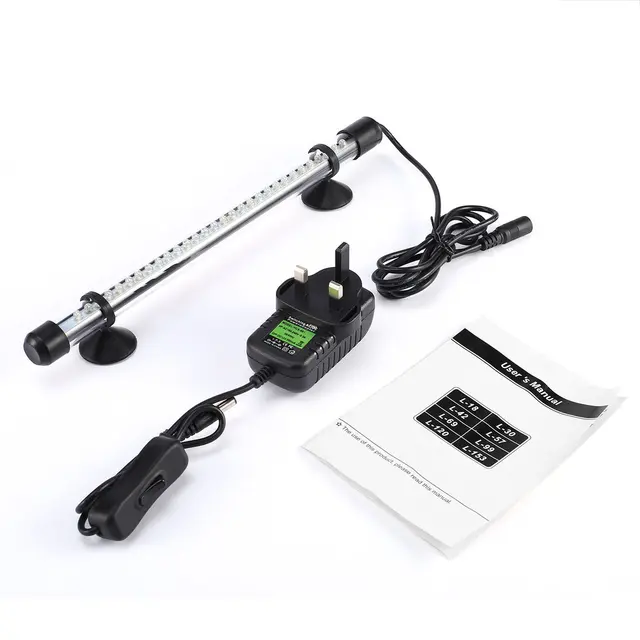 LED Aquarium Submersible Lamp Aquarium Fish Tank Plant DC 12V LED Light