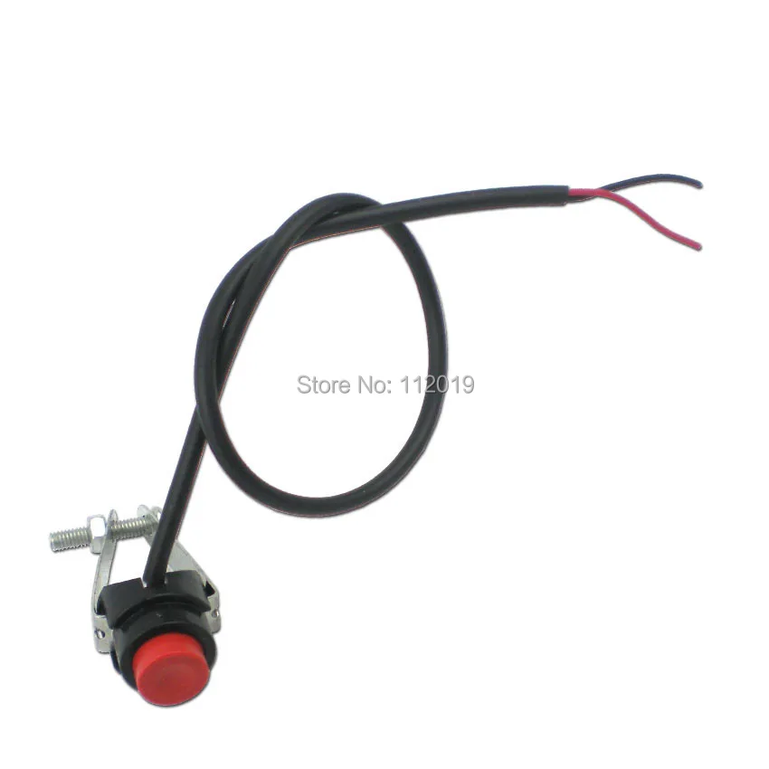 Универсальный однокнопочный рупорный переключатель мотоцикла, Байк, скутер, Электрический рупорный переключатель