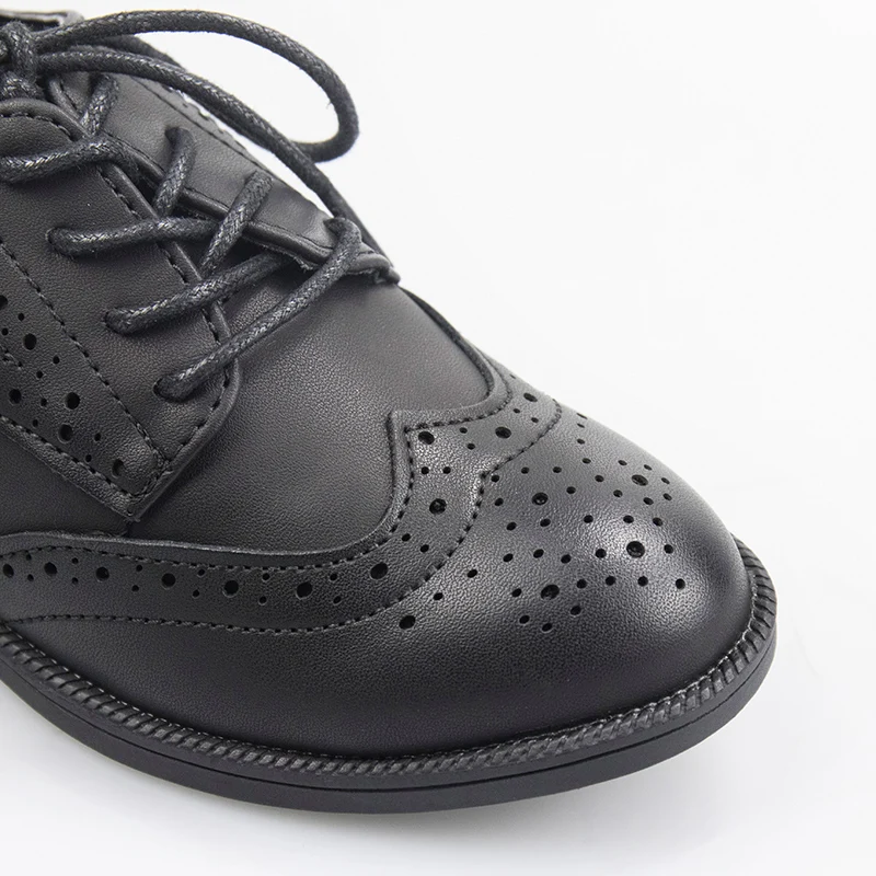 Новинка 219 года; дизайнерская школьная обувь черного цвета для мальчиков; дышащие вечерние туфли из искусственной кожи в британском стиле; распродажа