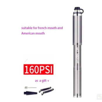 

Cycling Pump Hose Gauge Bicycle Adapter Aluminum Alloy Portable Tire Inflator Air Needle Schrader Presta Valve Hand Bike Pump